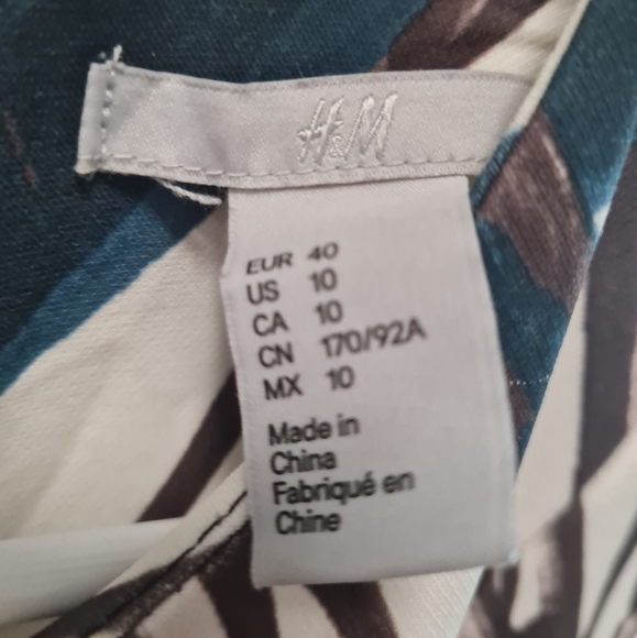 H&M Floral Botanical Sleeveless Dress - Picture 3 of 4